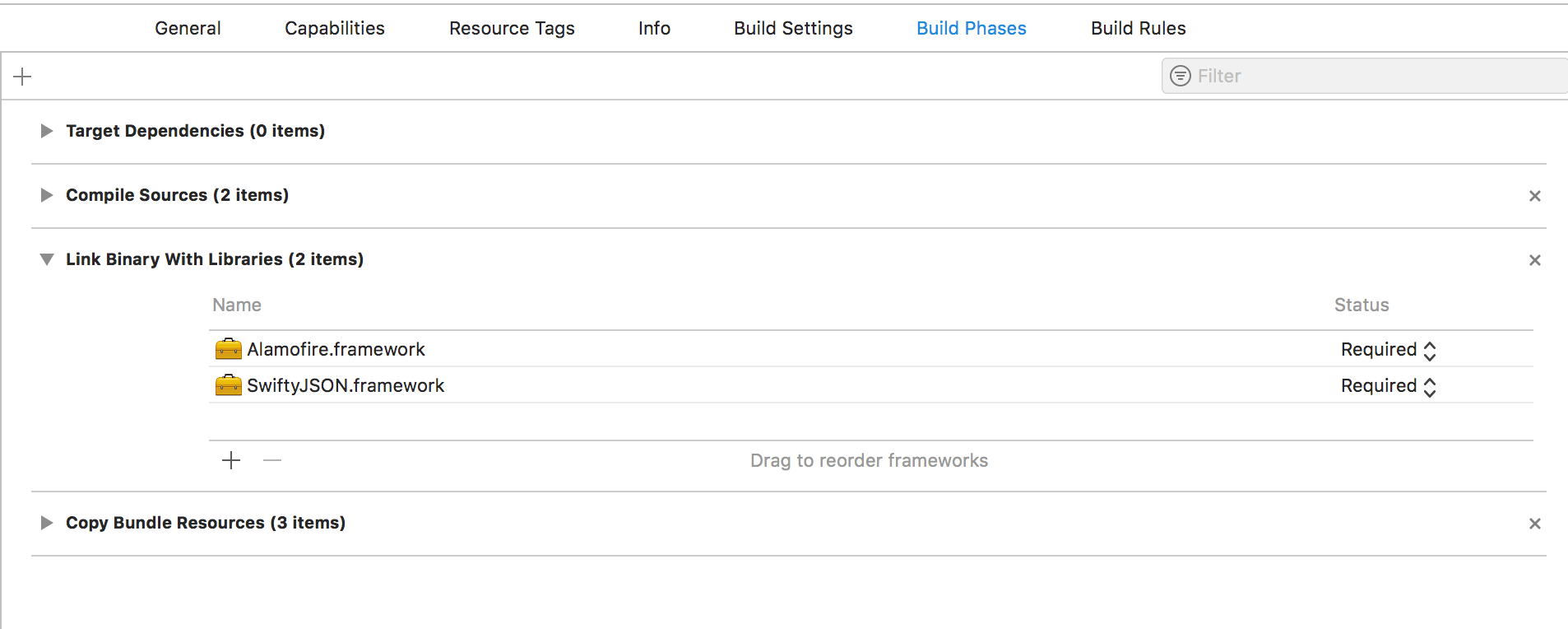 Link Binary With Libaries